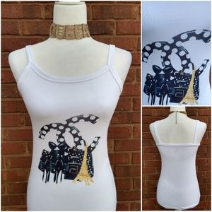 Tank Top T-Shirt | Women's Sleeveless Graphic Tees | Hand-Made Sublimation Tee